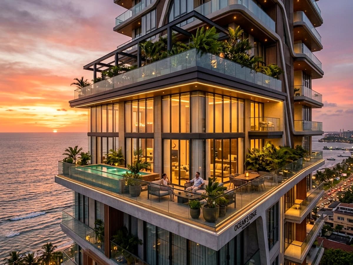 Modern Sea View Luxury Apartment - apartment for sale in Negombo, Gampaha, Sri Lanka